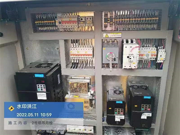 水映洪江項(xiàng)目-塔吊、電梯月檢